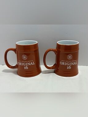 Great Western Brewing Company Ceramic Beer Mugs Set of 2